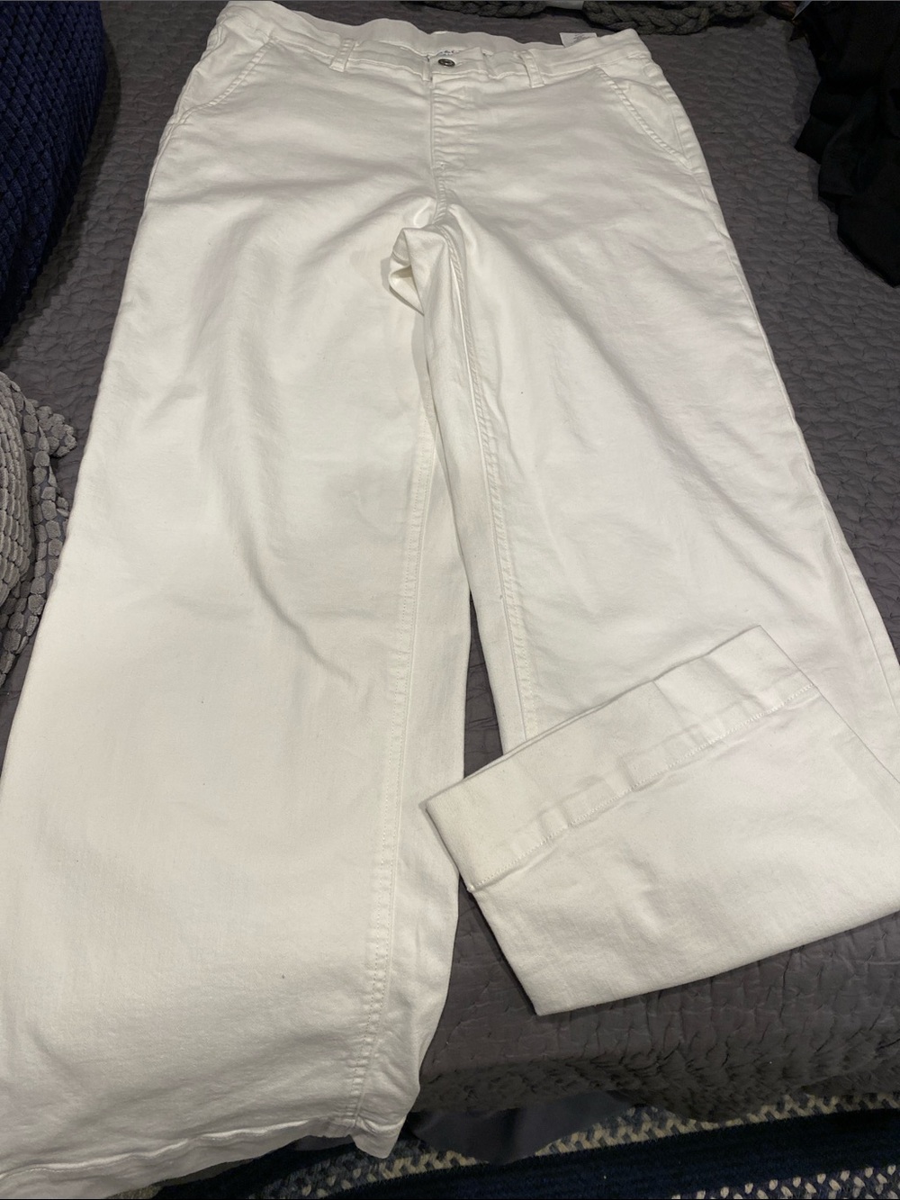Denim & Co stretch denim, wide leg pant,NWOT